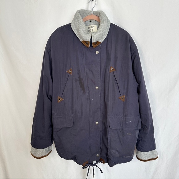Vintage Mulberry Street‎ Grandpa Jacket Mens Large Insulated Inner Light Purple - Picture 1 of 14